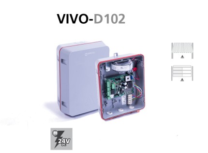 VIVO-D102 koadro digital elektronikoak ate baskulagarri eta sekzionaletarako