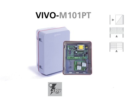 Cuadro de maniobra VIVO-M101PT para puertas correderas y basculantes